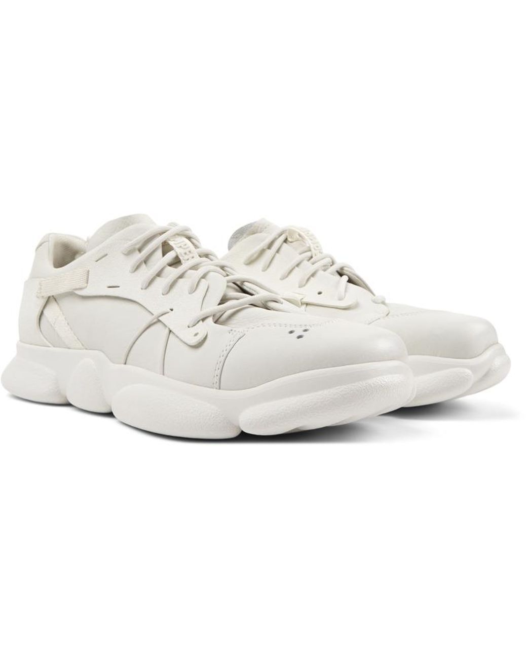 Camper White Non-dyed Leather Sneakers for men