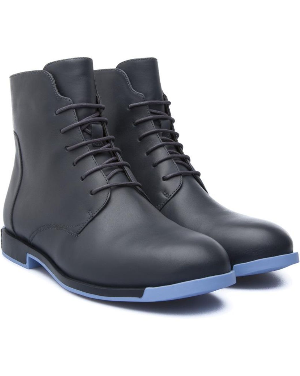 Camper Blue Ankle Boots