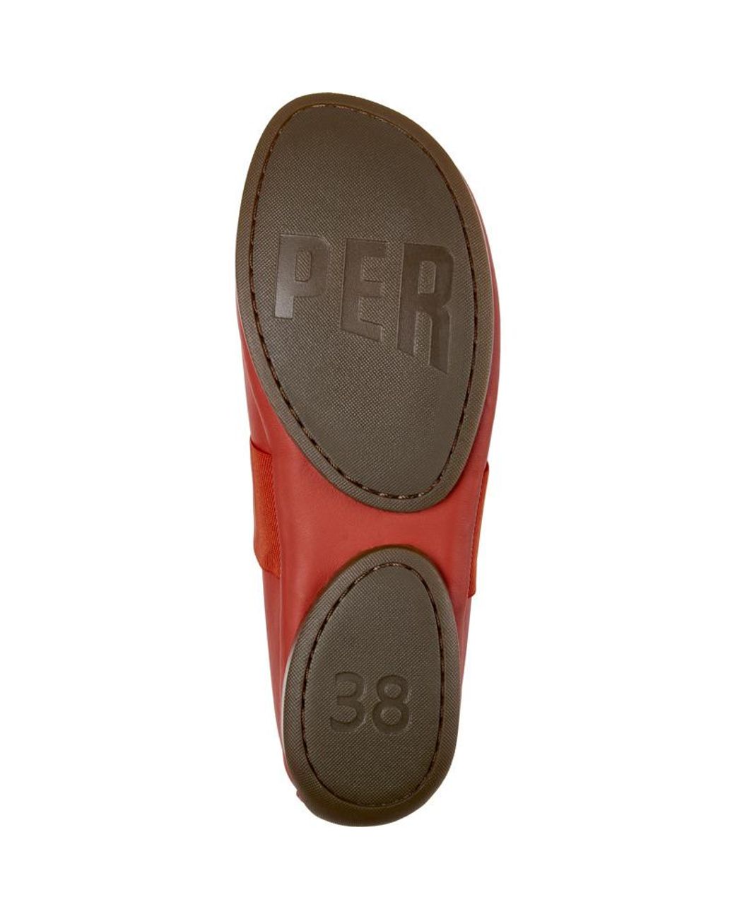 Camper Red Ballerinas