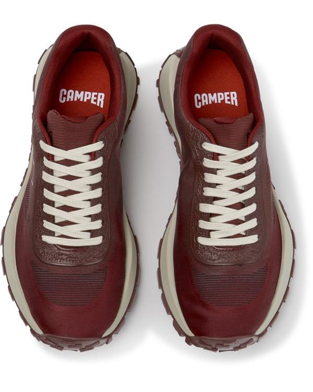 Camper Red Drift Trail Low-Top Sneakers for men