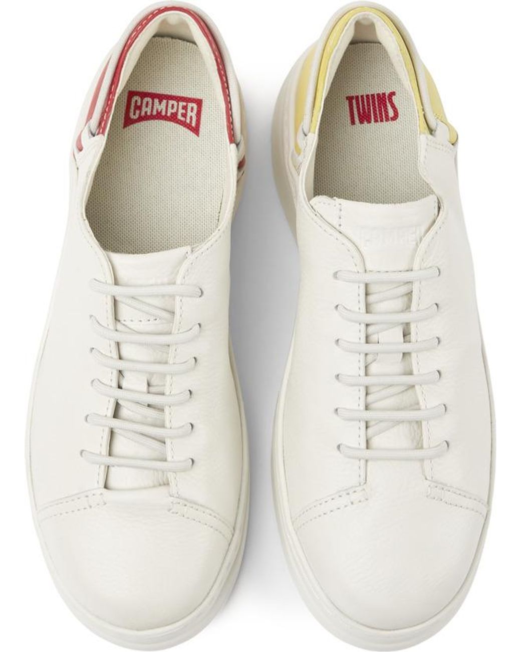 Camper White Leather Sneakers