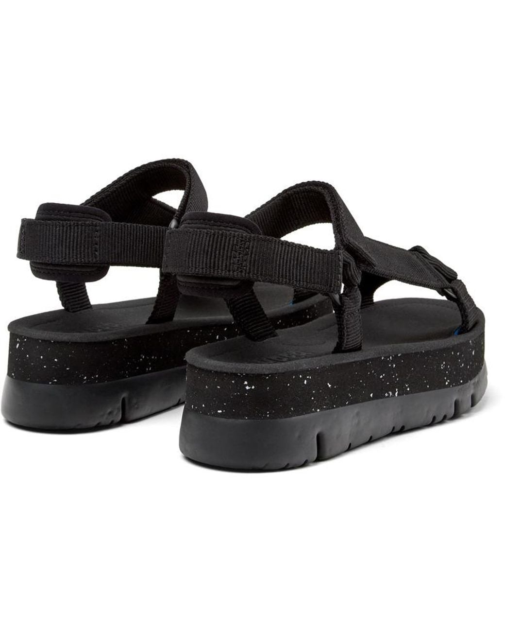 Camper Black Recycled Pet Sandals