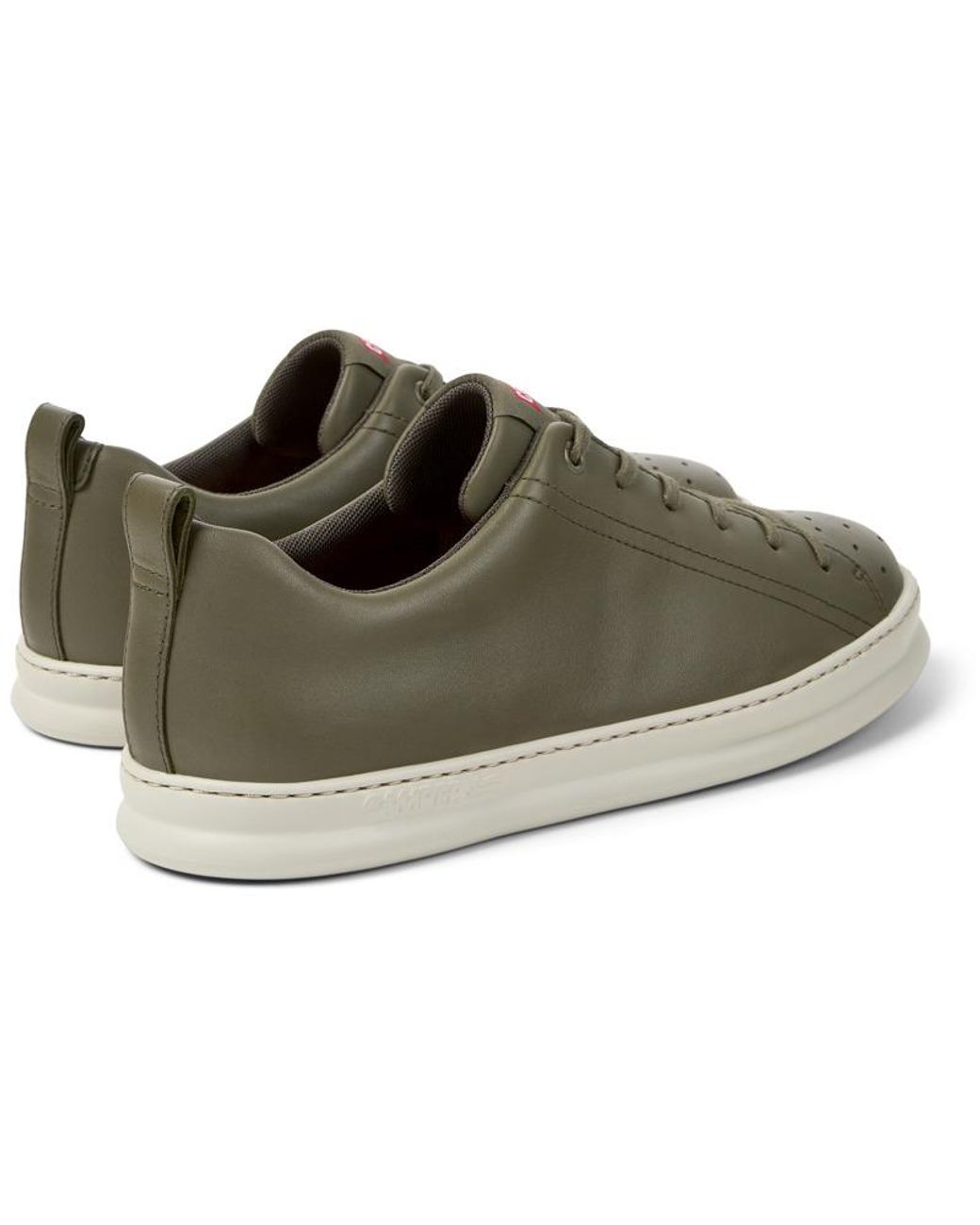 Camper Multicolor Green Leather Sneakers for men