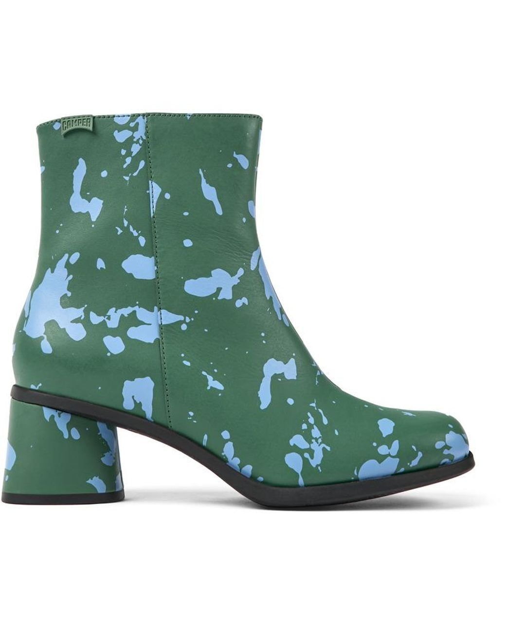 Camper Green Ankle Boots