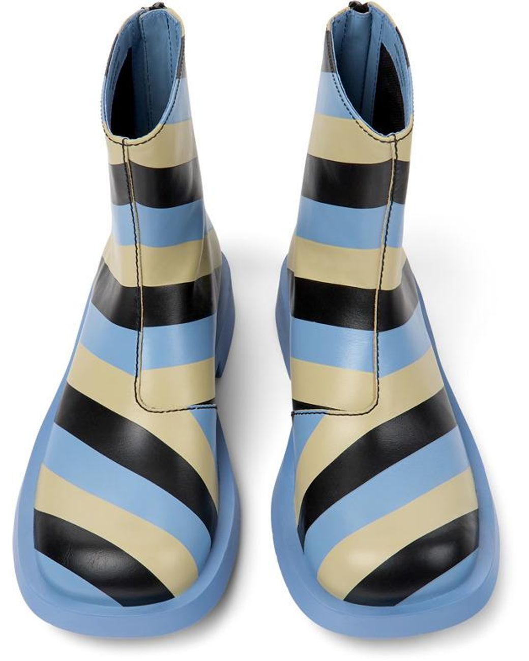 Camper Blue Ankle Boots