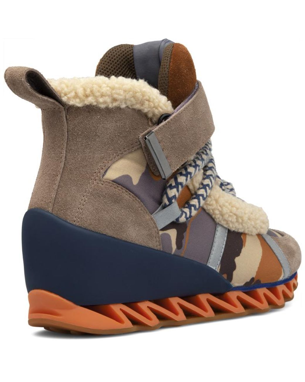 Camper Gray Ankle Boots