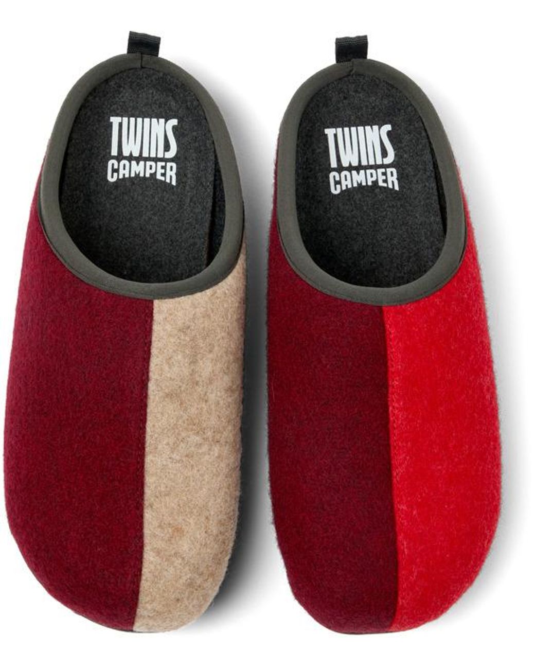 Camper Red Slippers for men