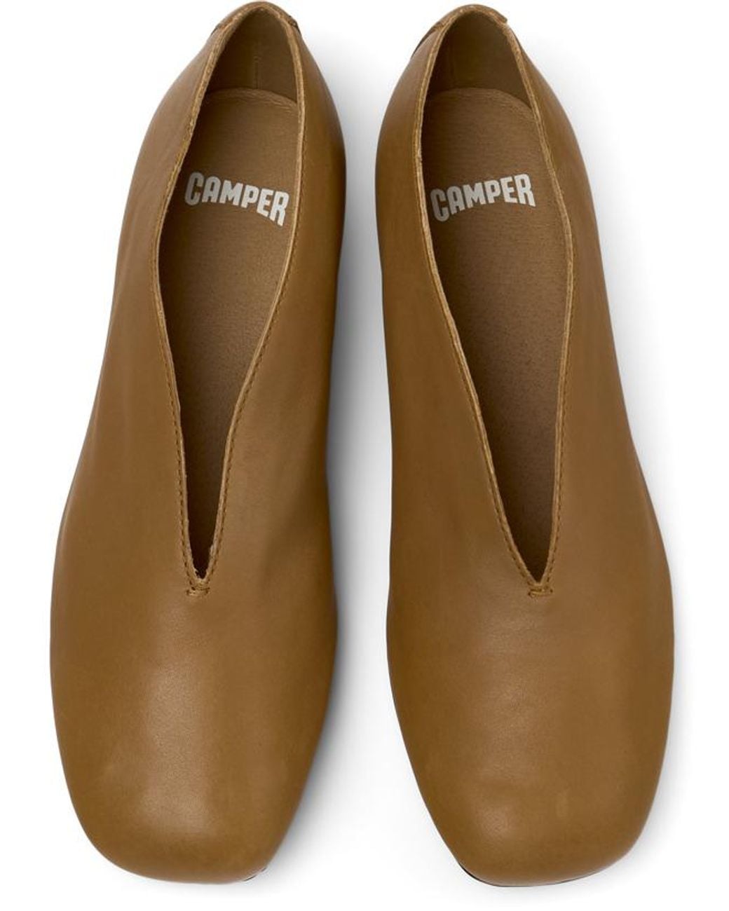 Camper Brown Ballerinas