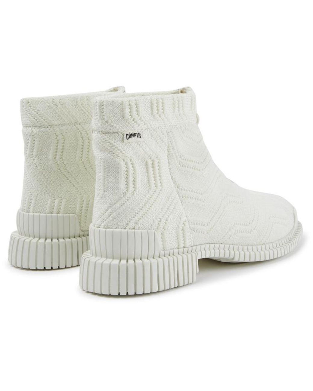 Camper Gray Ankle Boots