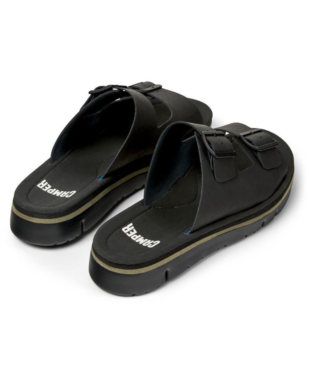 Camper Black Oruga Sandals for men