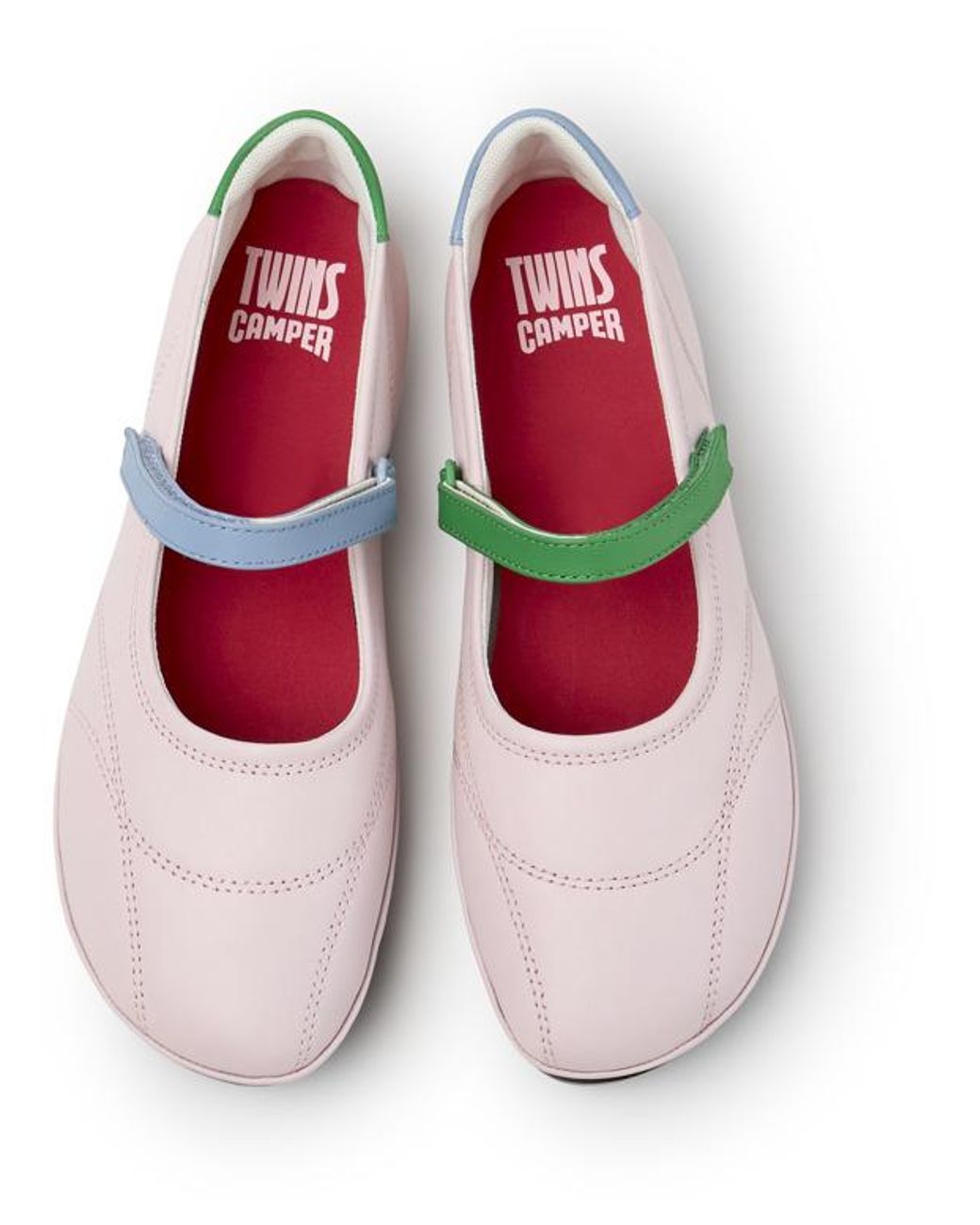 Camper White Ballerinas