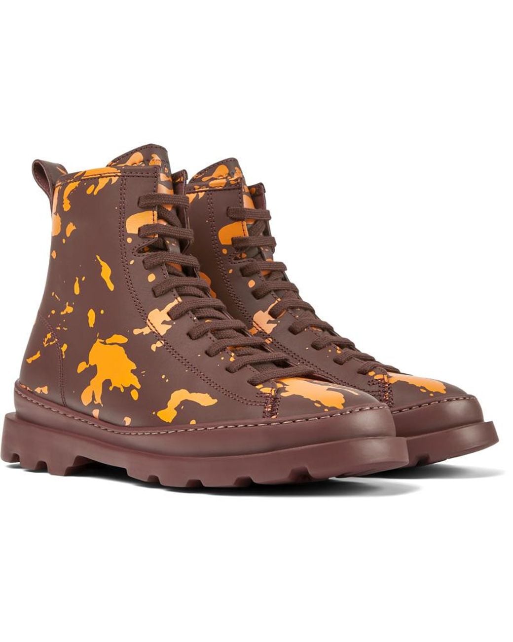 Camper Brown Ankle Boots