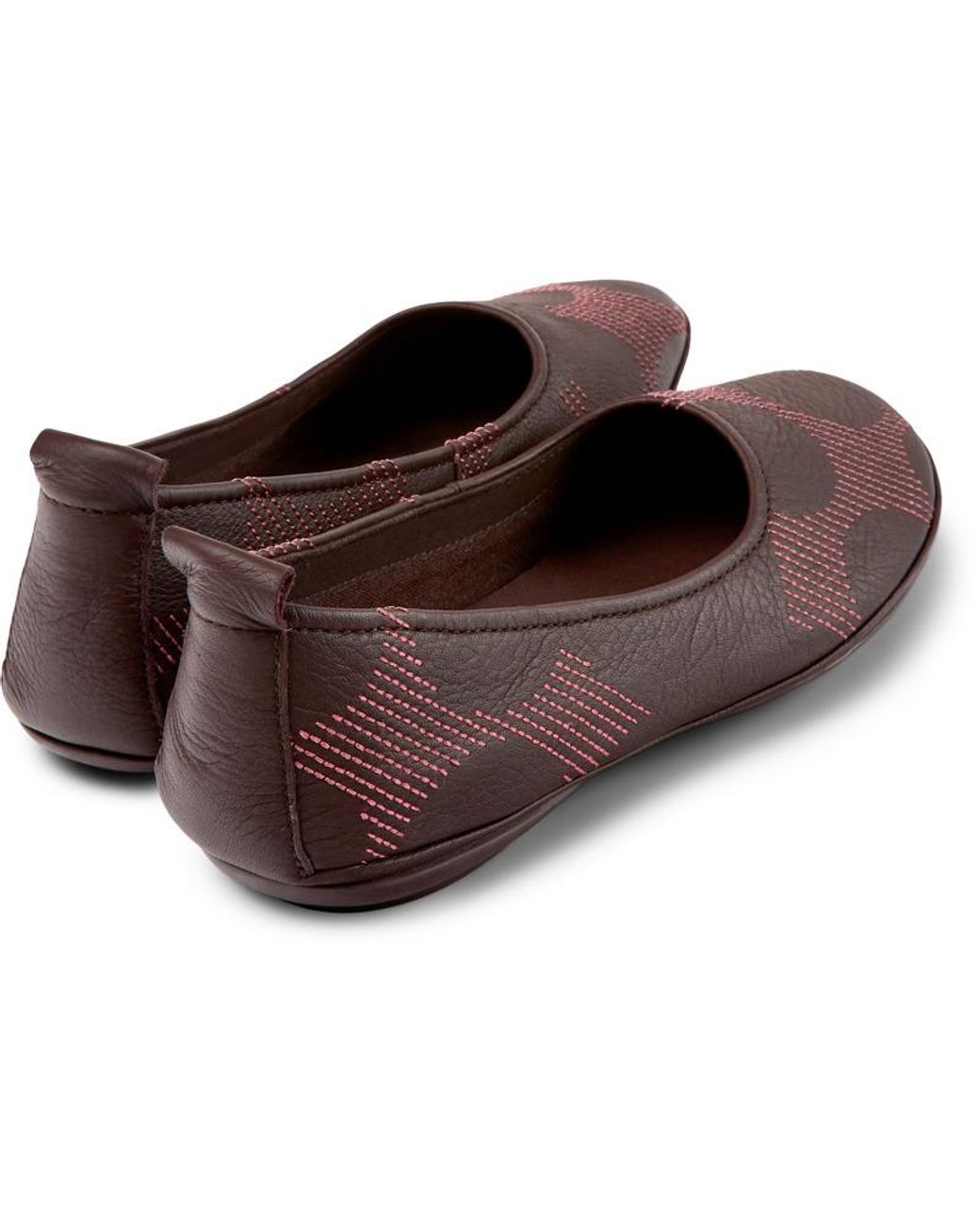 Camper Brown Ballerinas