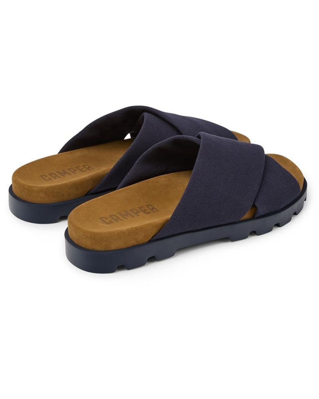 Camper Blue Recycled Cotton Sandals for men