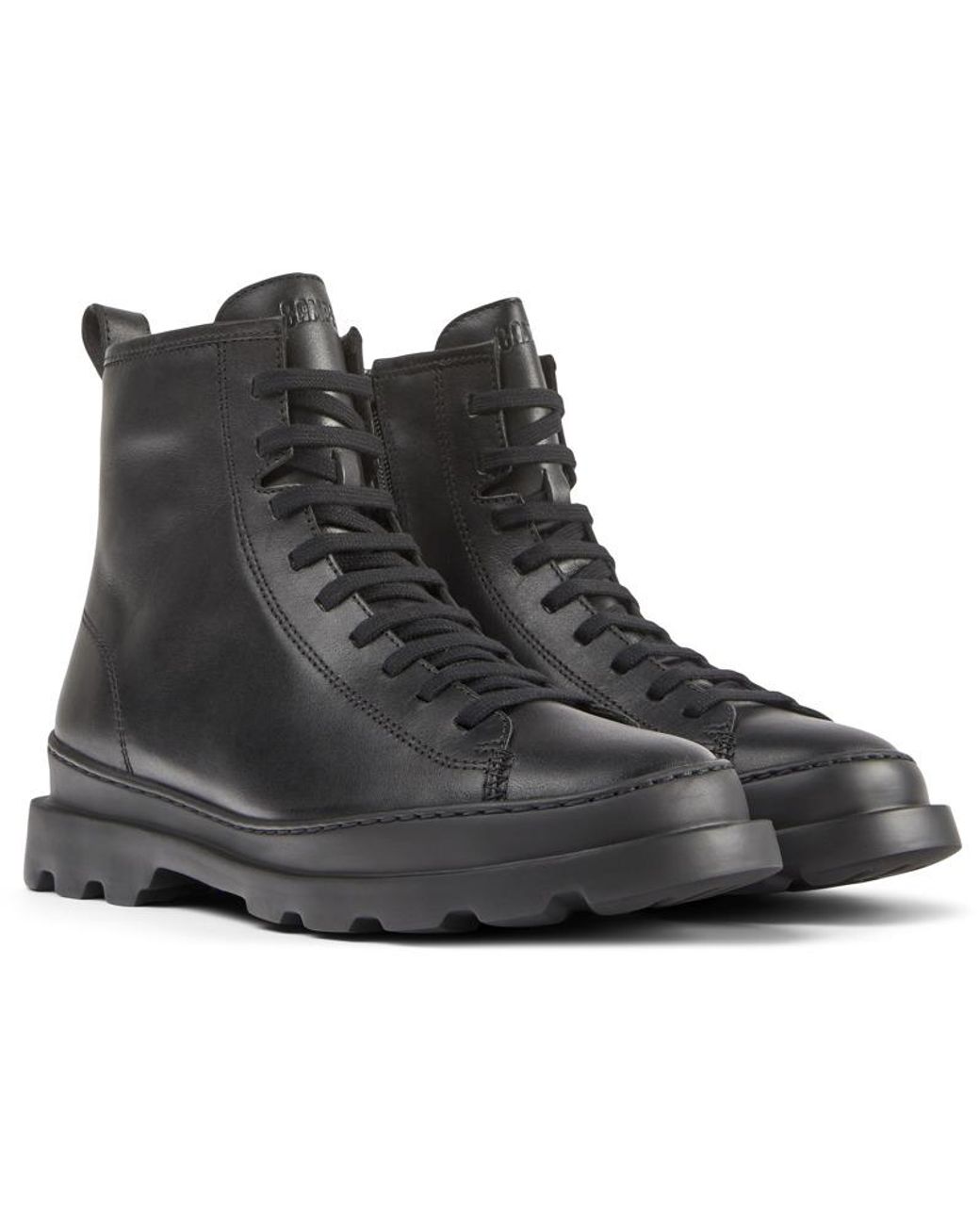 Camper Black Medium Lace Boot