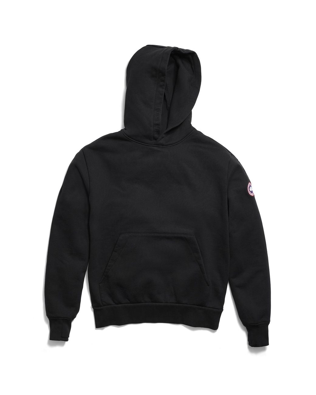 Canada Goose Black Tobermory Heavyweight Hoodie for men