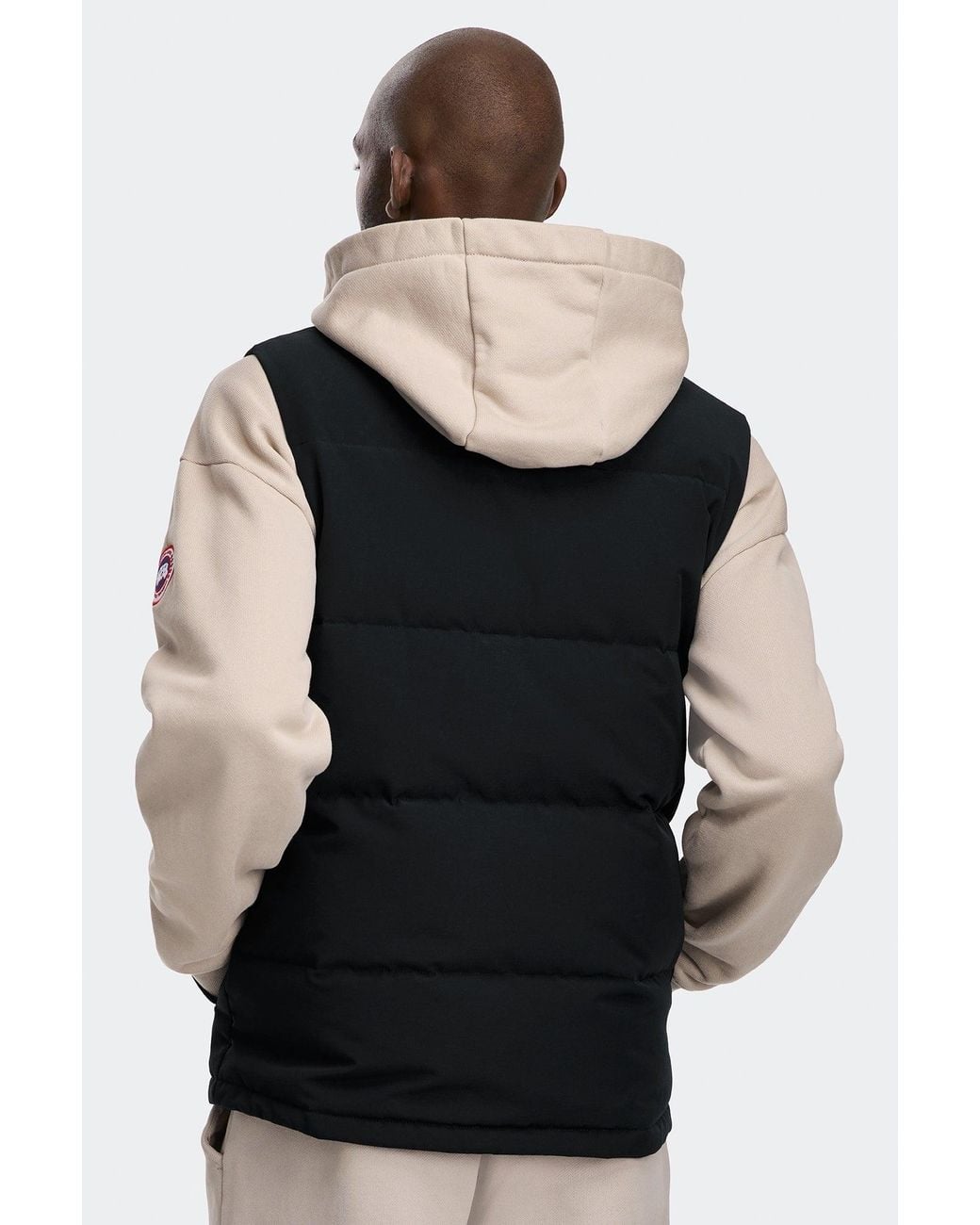 Canada Goose Black Freestyle Crew Vest for men
