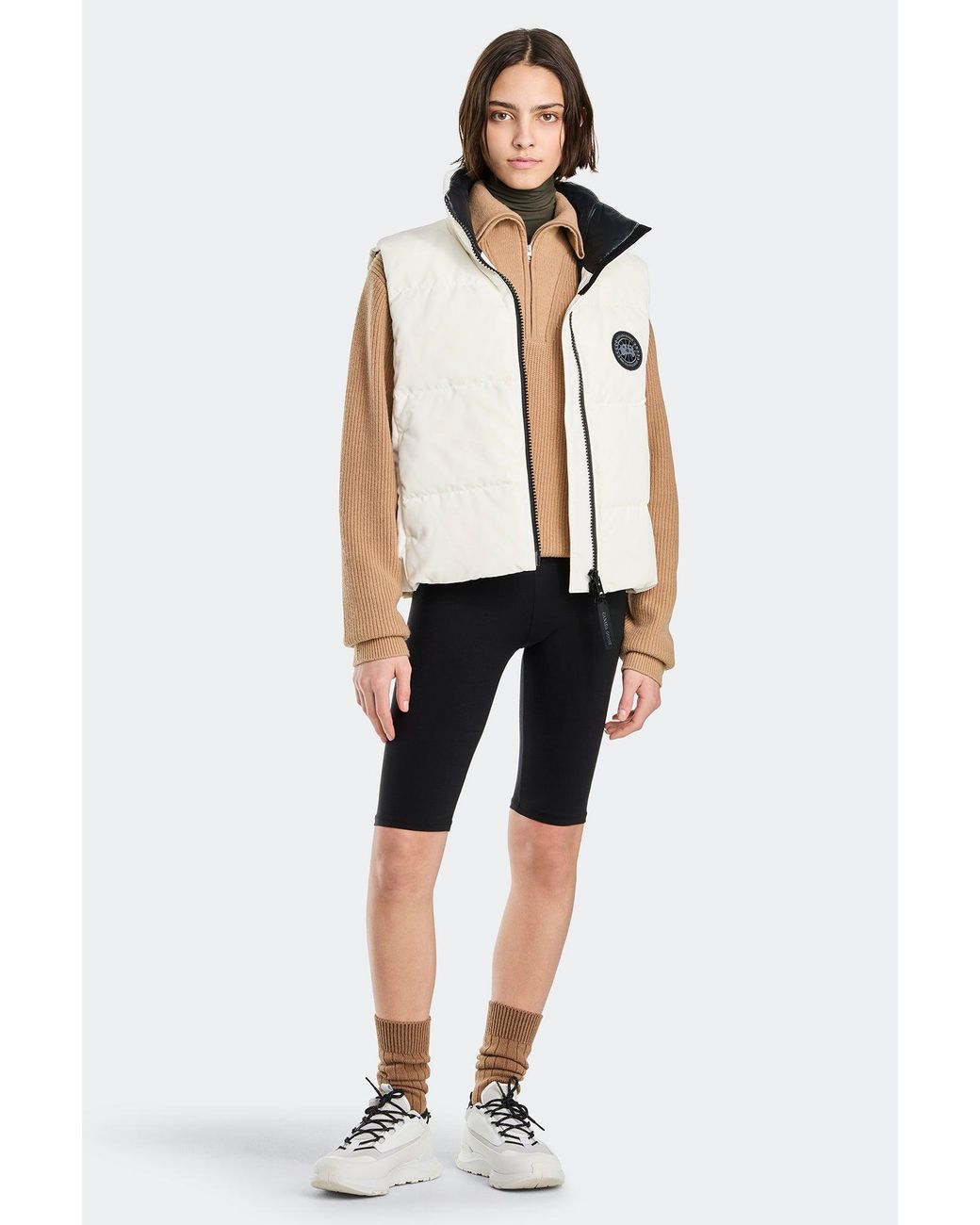 Canada Goose Natural Grandview Cropped Vest Disc