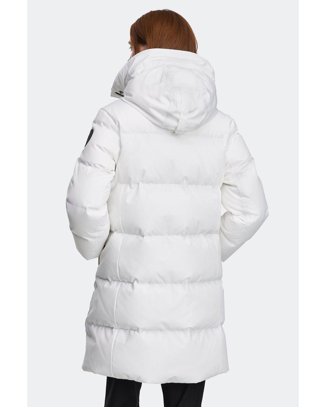 Canada Goose White Louise Parka Disc