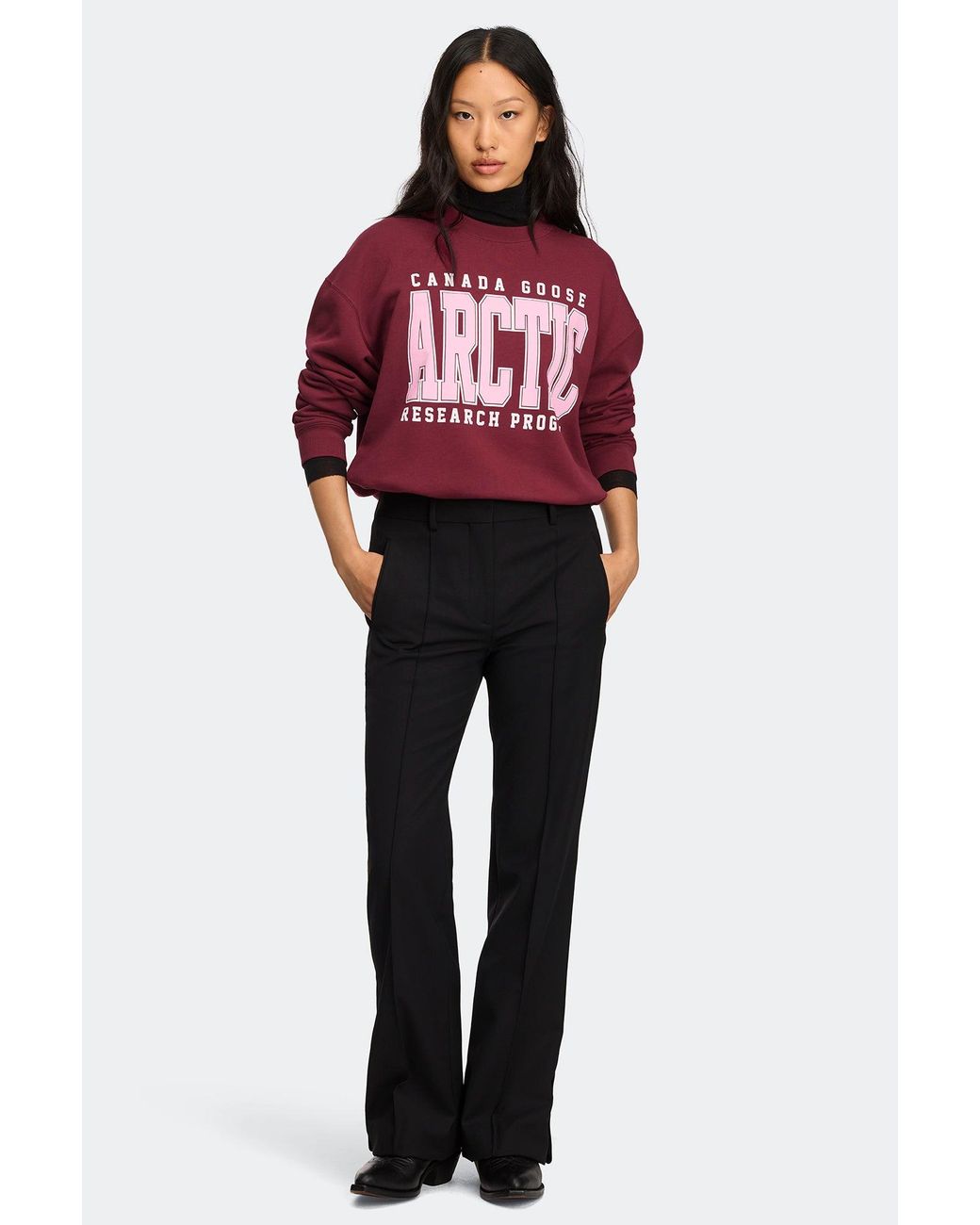 Canada Goose Red Wander Arctic Sweatshirt