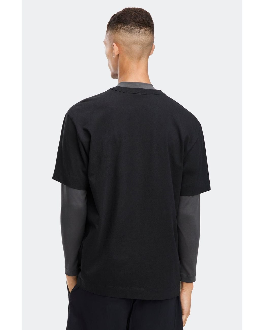Canada Goose Black Gladstone Embroidered Relaxed T-Shirt for men