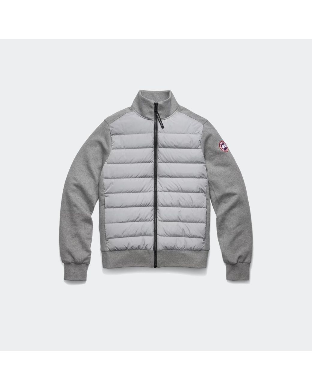 Canada Goose Gray Hybridge Huron Full Zip Jacket for men