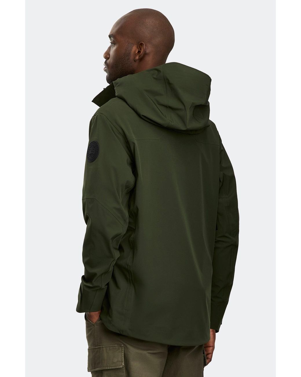 Canada Goose Green Rupert Rain Jacket Disc for men