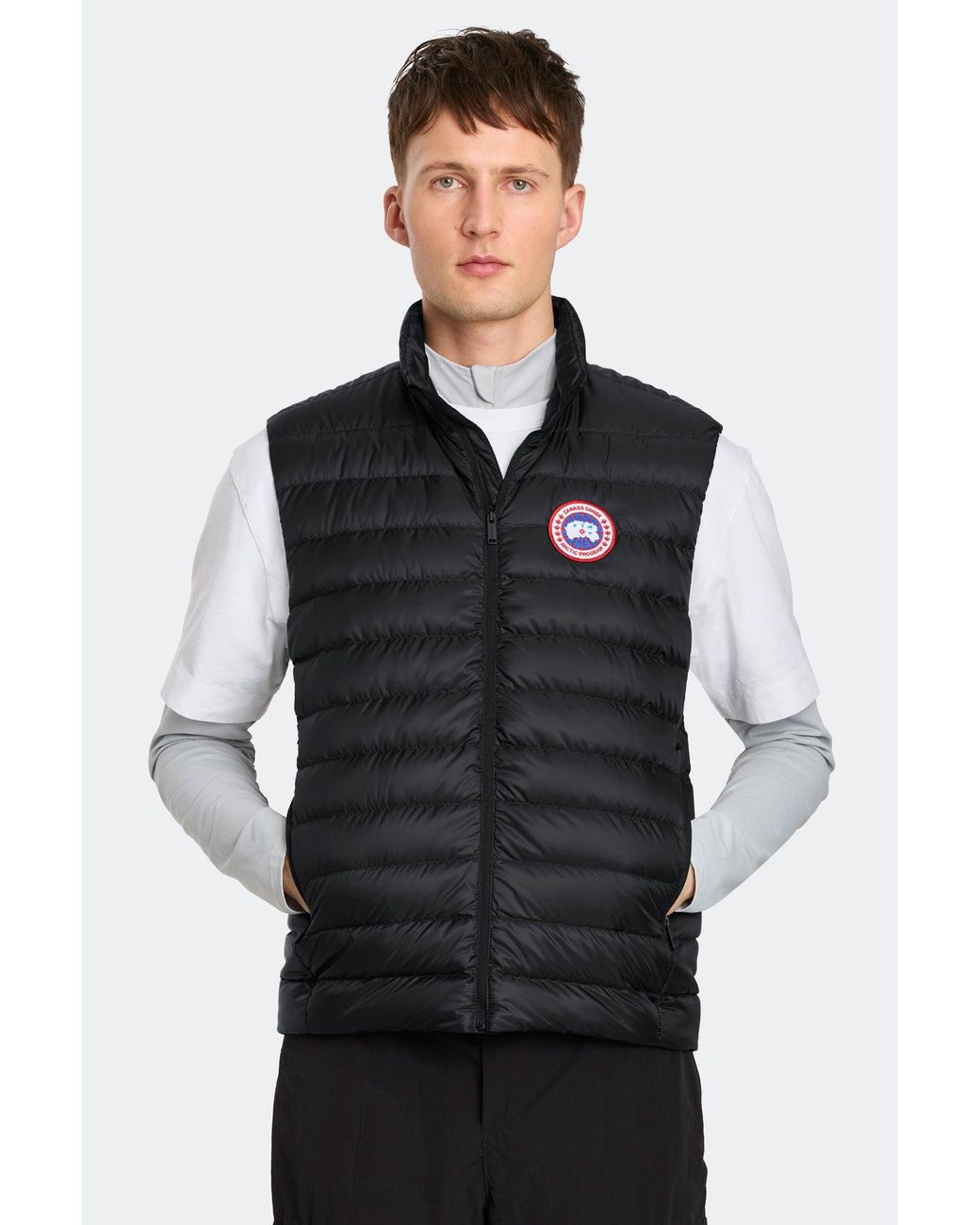 Canada Goose Black Stratus Vest for men