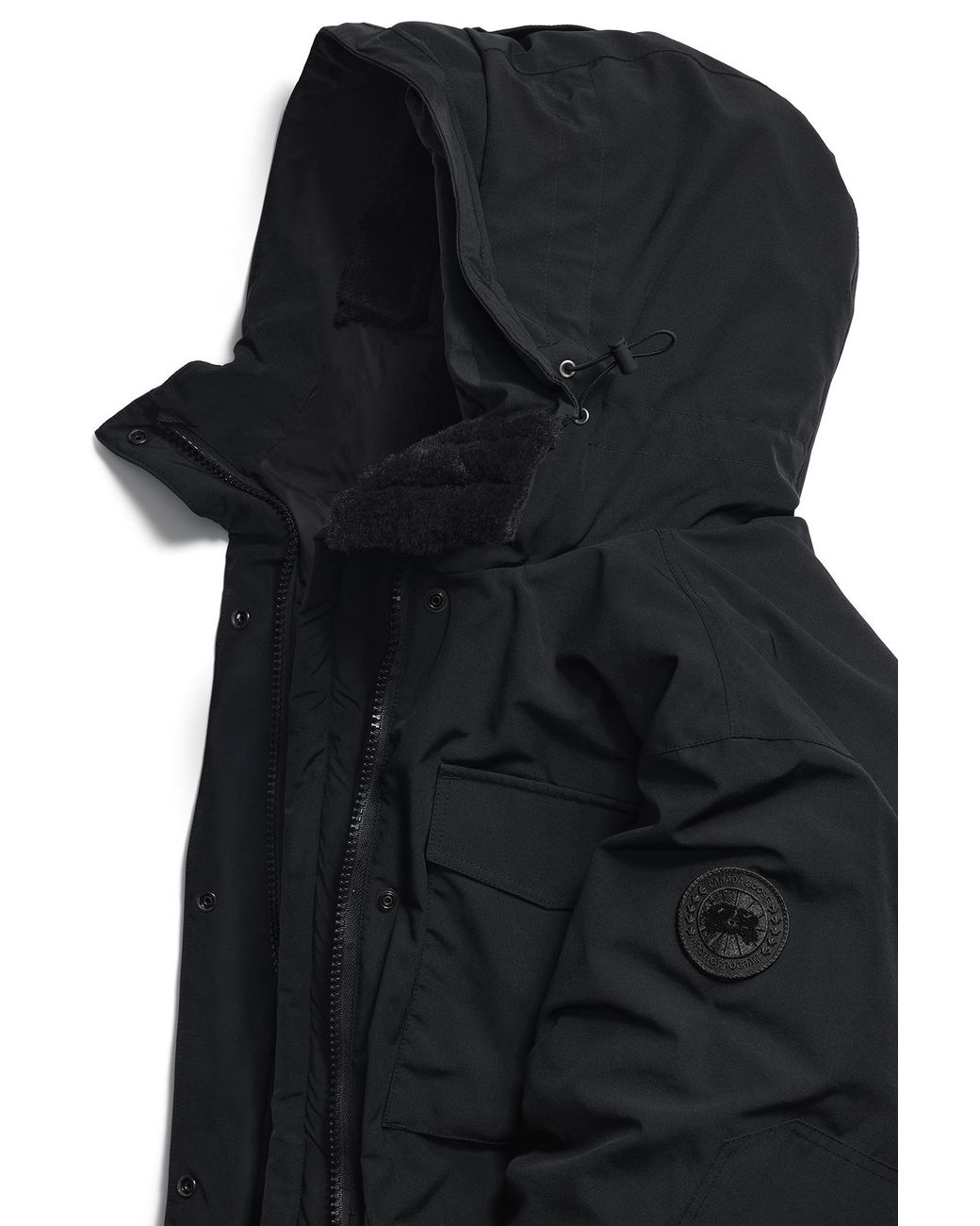 Canada Goose Black Erie Parka Tonal Disc