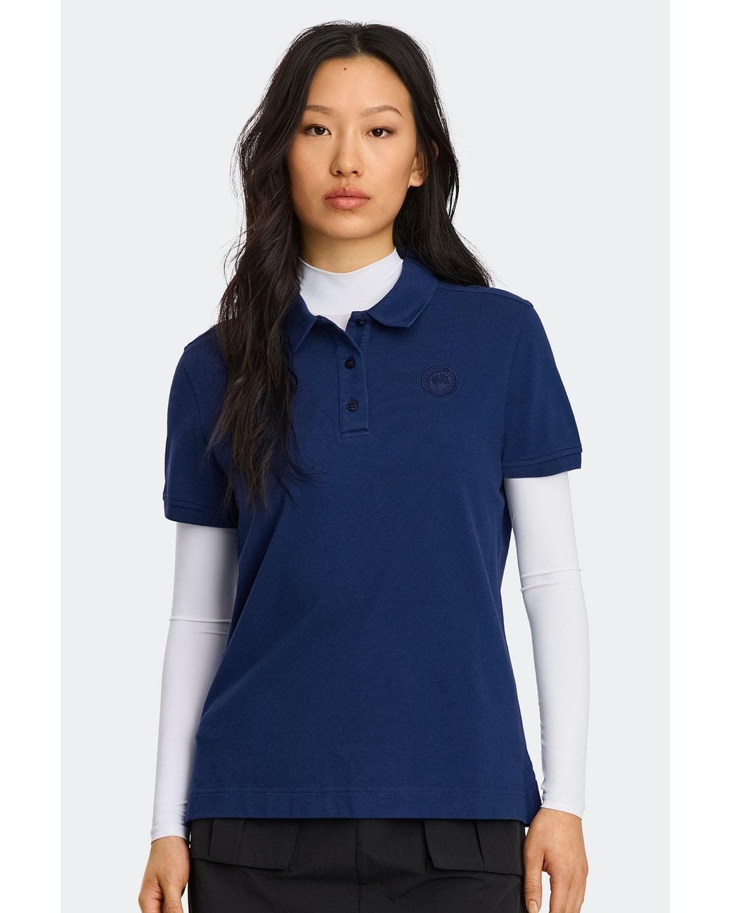 Canada Goose Blue Almira Polo
