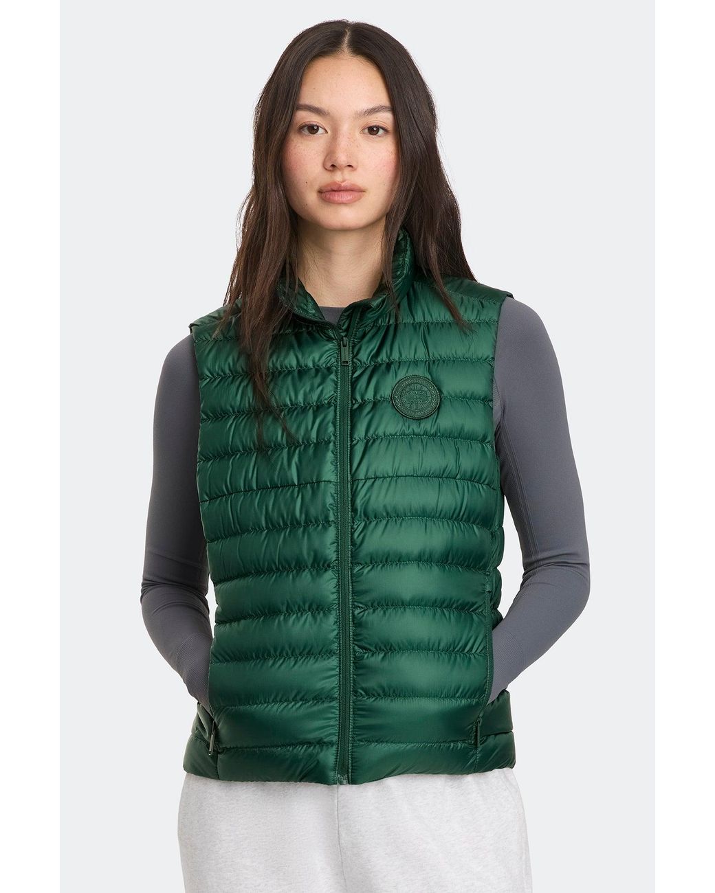 Canada Goose Green Aethera Vest Tonal Disc