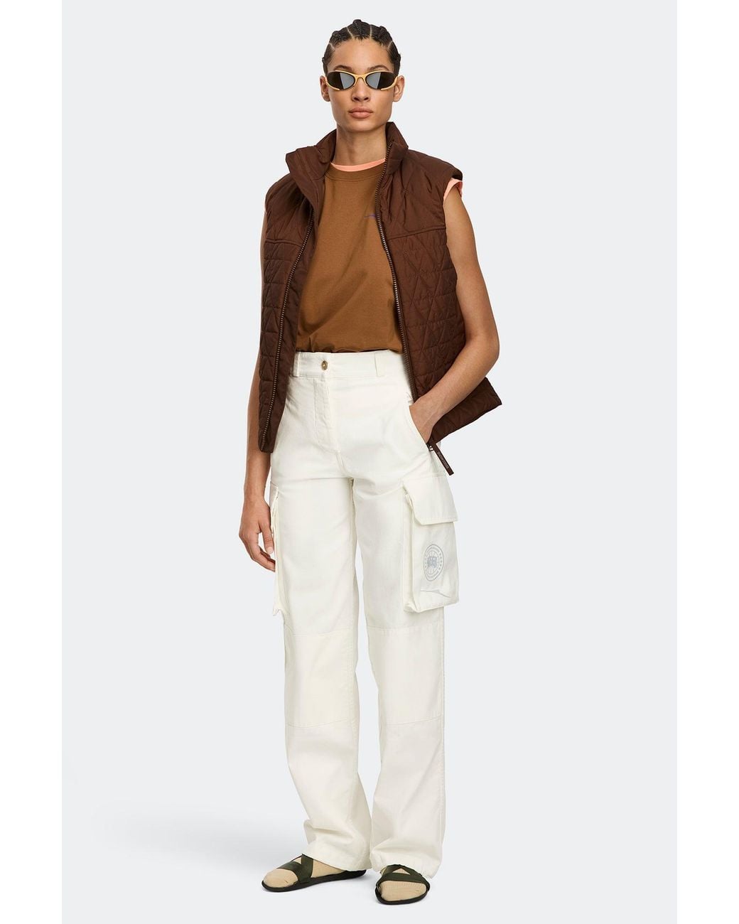Canada Goose White Lighttrail Pant