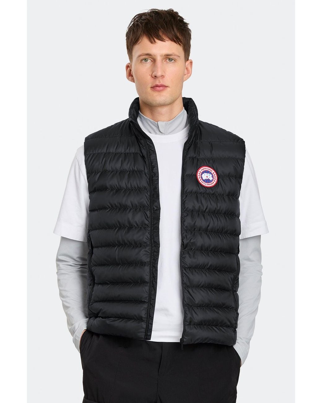 Canada Goose Black Stratus Vest for men
