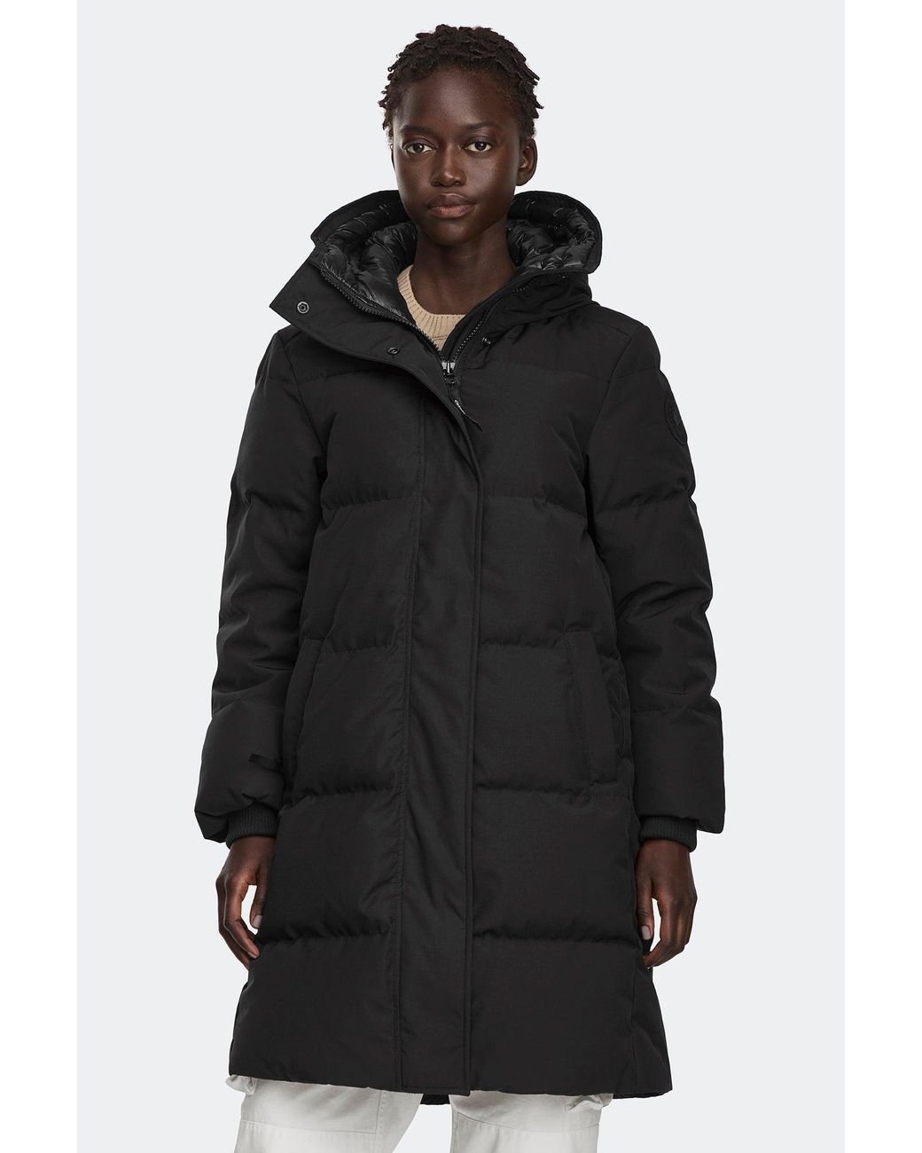 Canada Goose White Louise Parka Tonal Disc