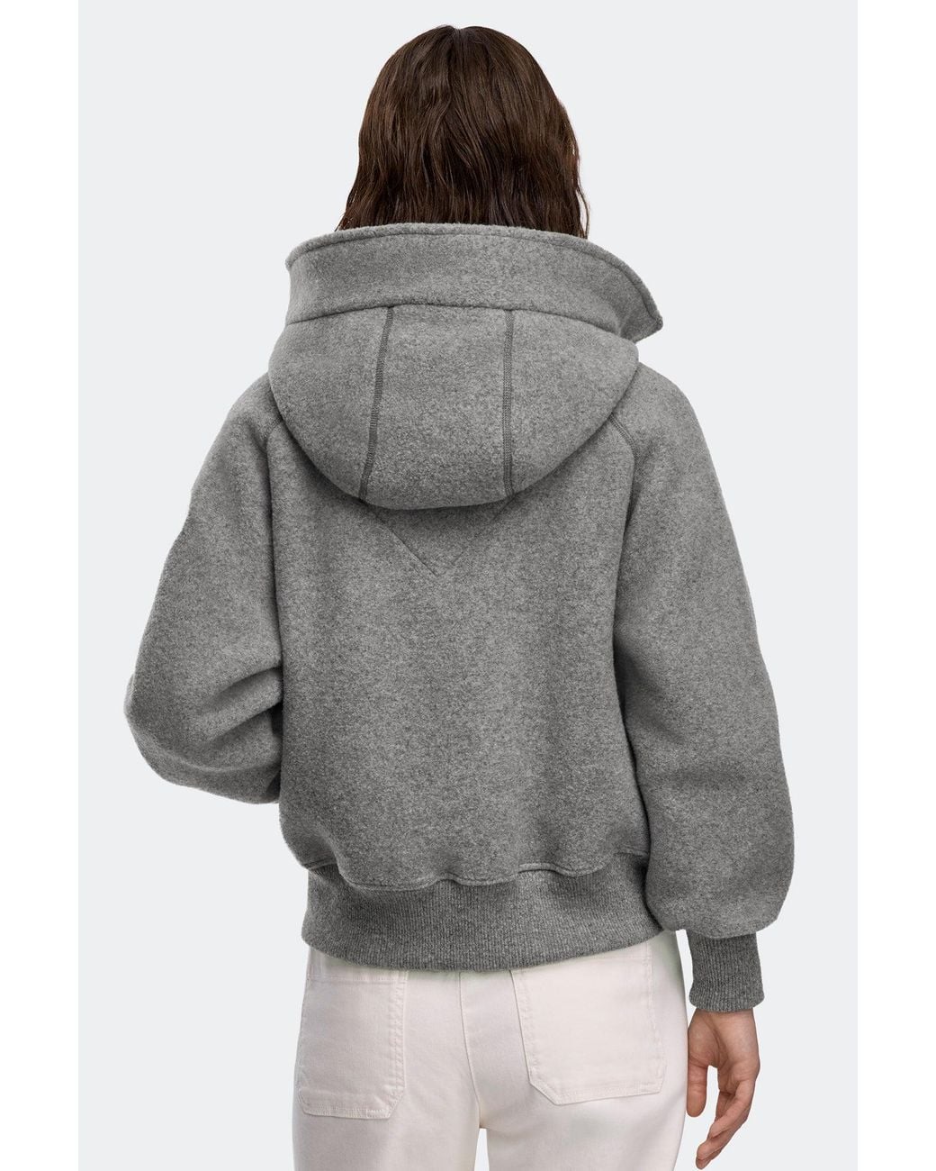 Canada Goose Gray Chilliwack Fleece Bomber Disc