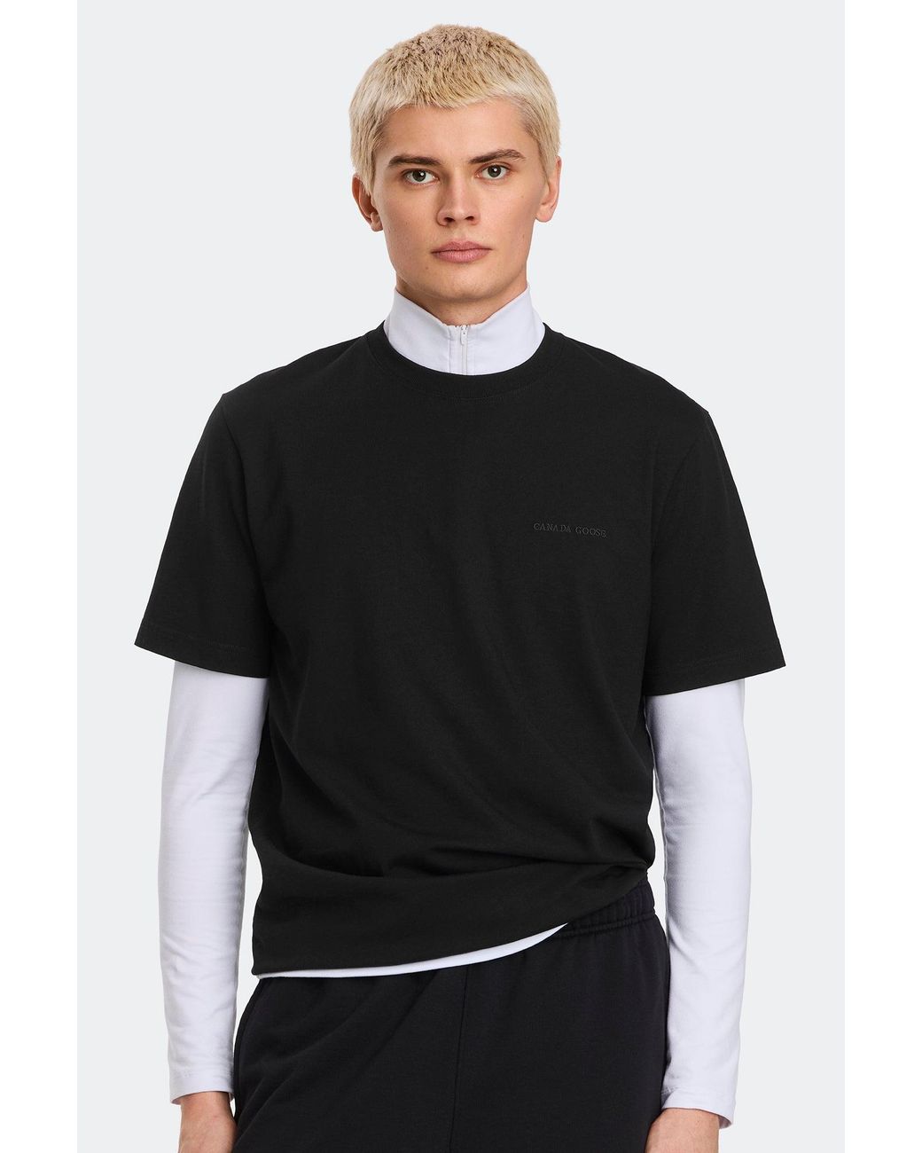 Canada Goose Black Vantage T-Shirt for men