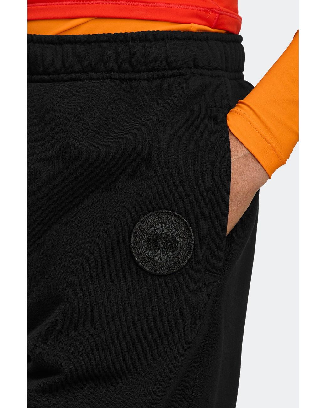 Canada Goose Black Wander Jogger Tonal Disc