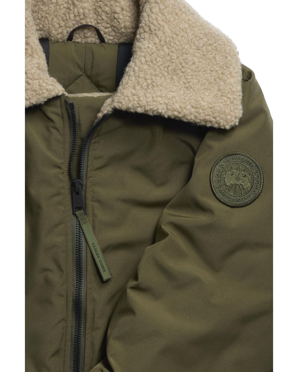 Canada Goose Green Chilliwack Aviator Bomber for men