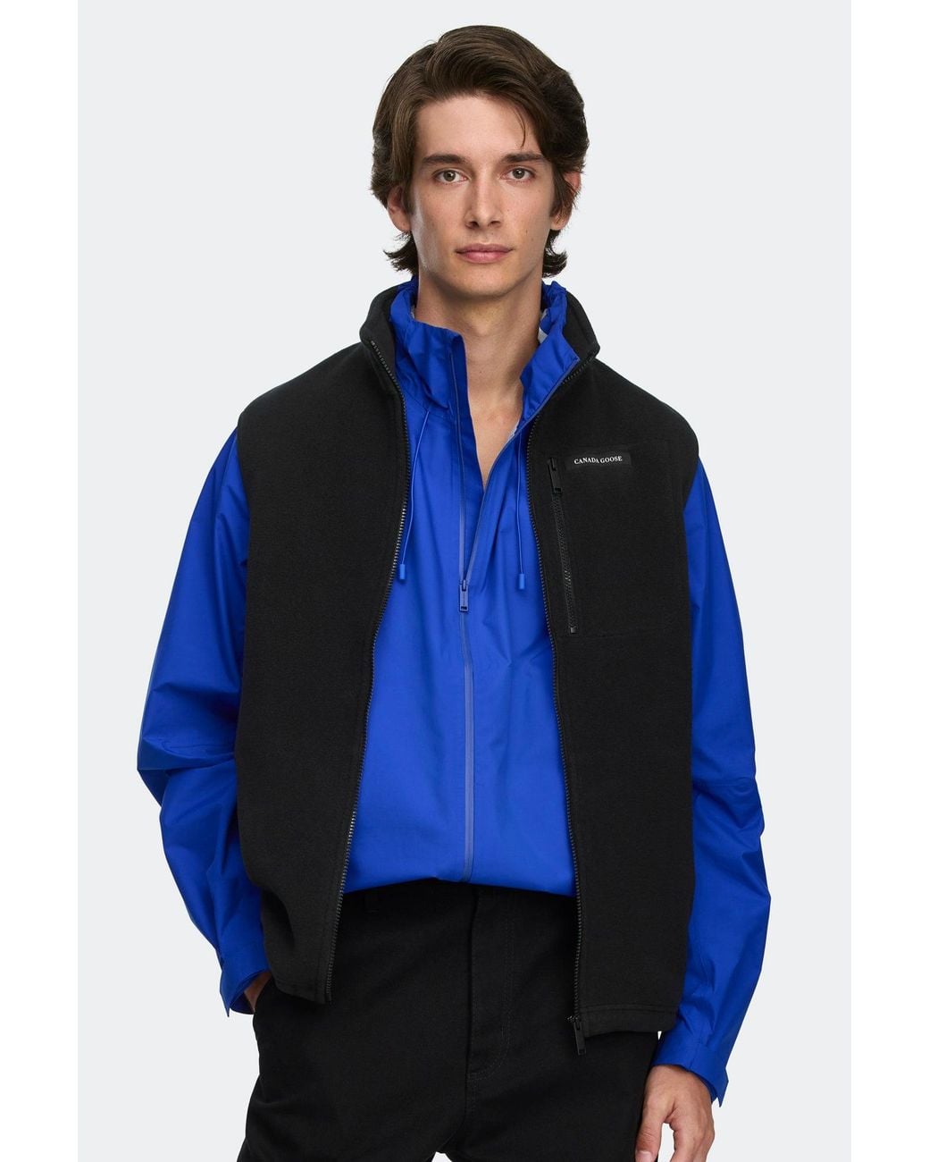 Canada Goose Blue Loma Fleece Vest for men