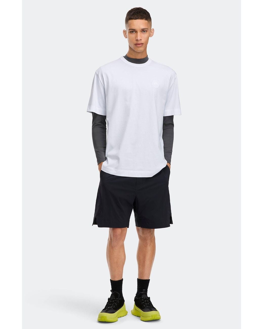 Canada Goose White Gladstone Embroidered Relaxed T-Shirt for men