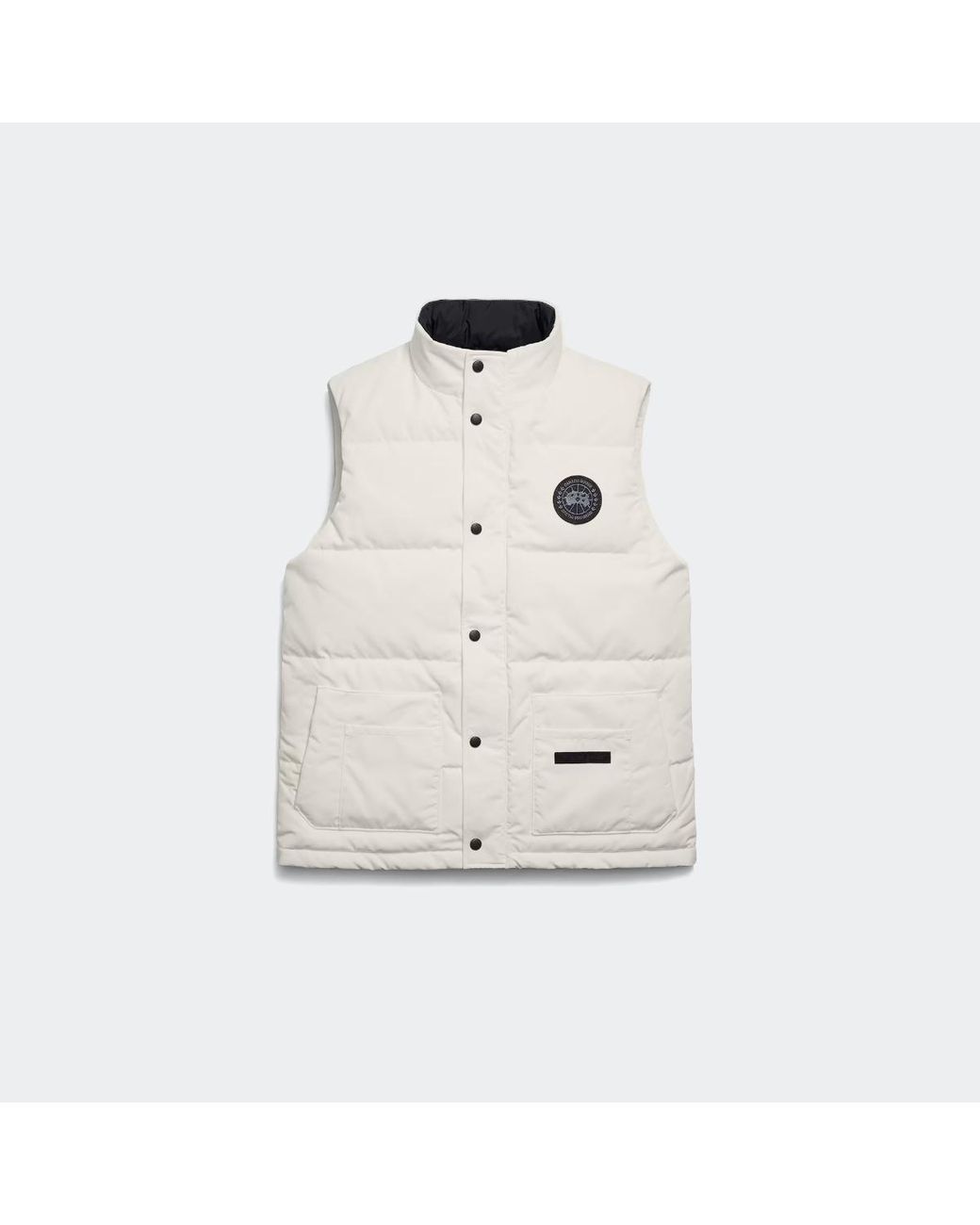 Canada Goose White Freestyle Crew Vest Disc for men