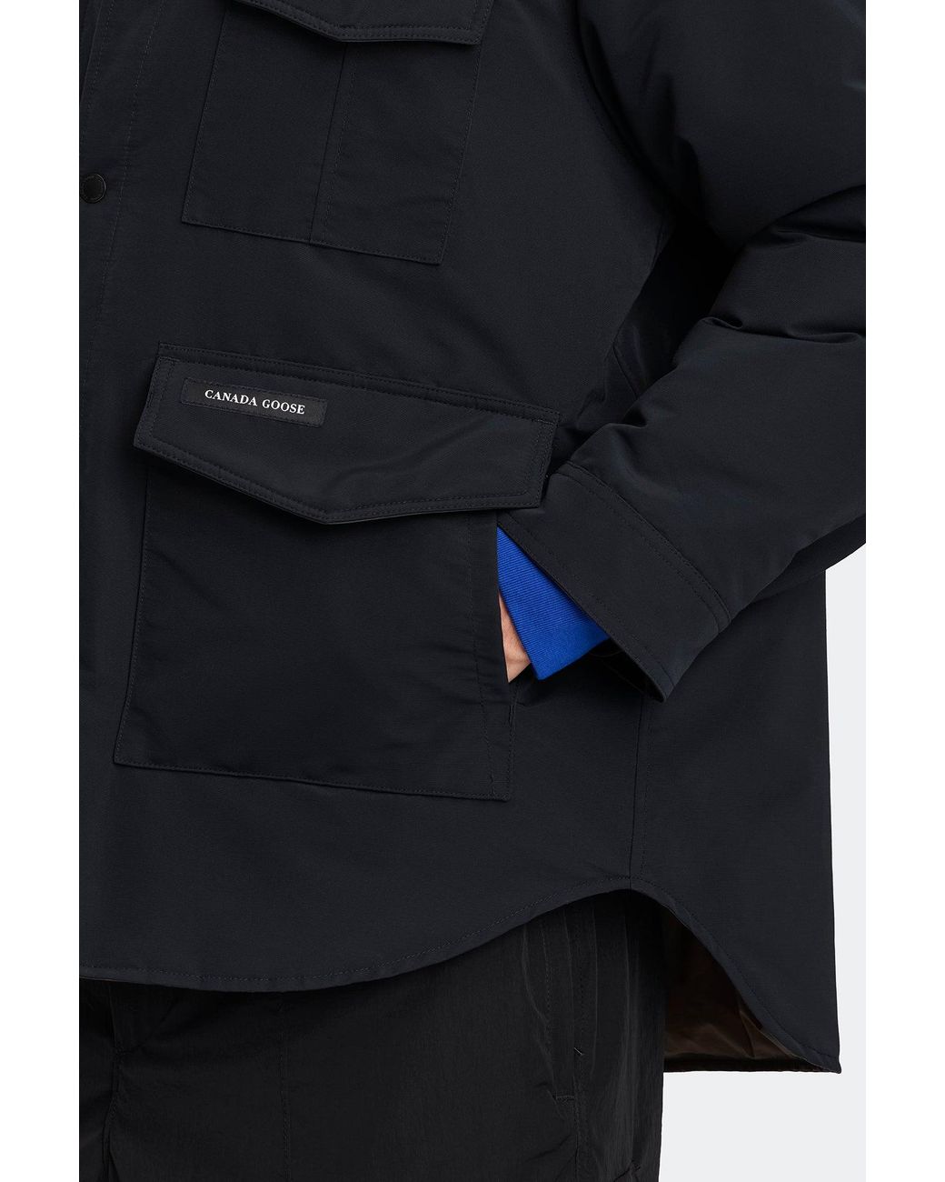 Canada Goose Blue Legacy Shirt Jacket for men
