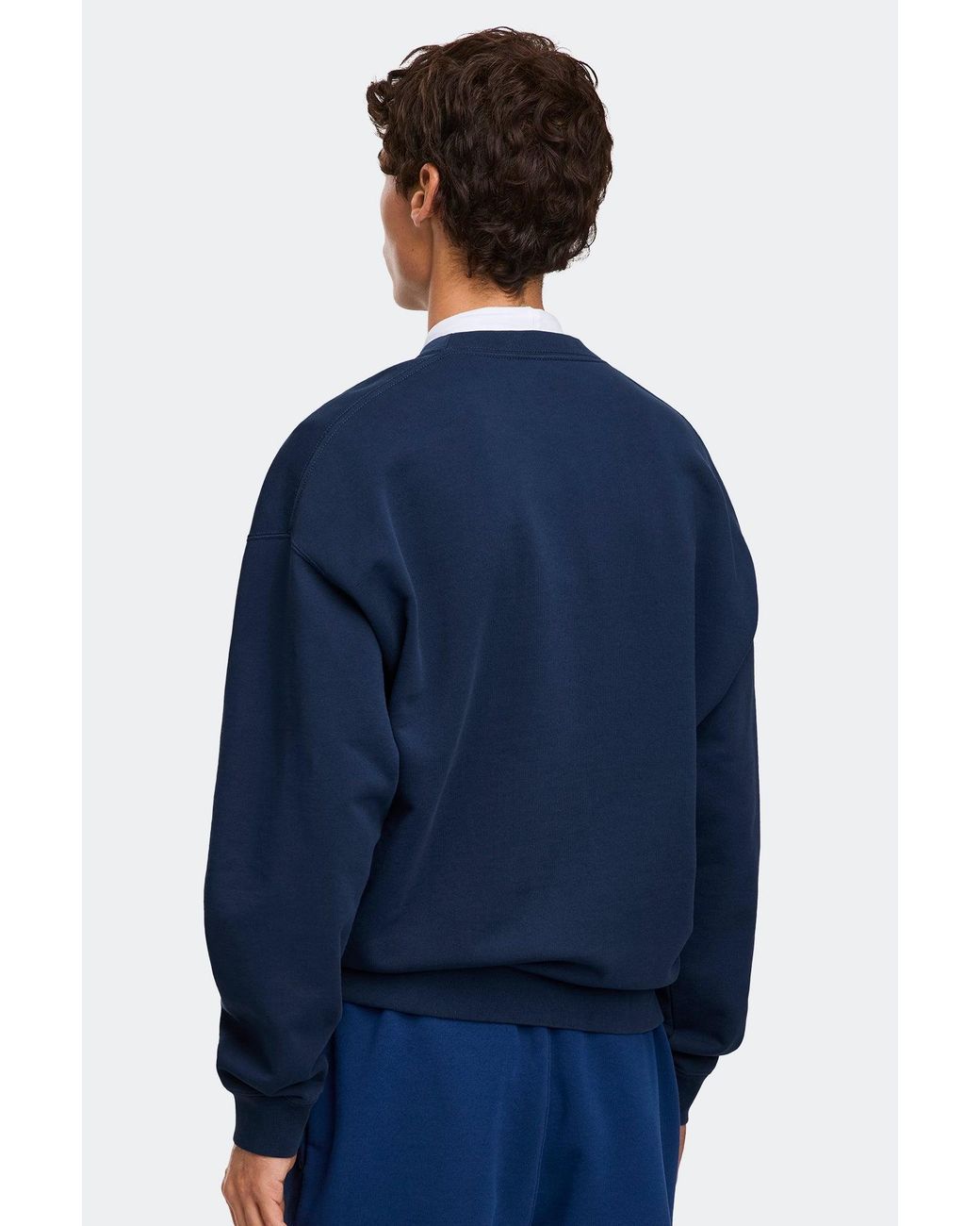 Canada Goose Blue Rove Embroidered Sweatshirt for men