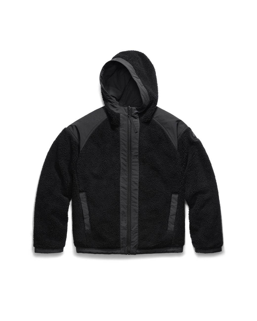 Canada Goose Black Alberni Reversible Fleece Bomber for men