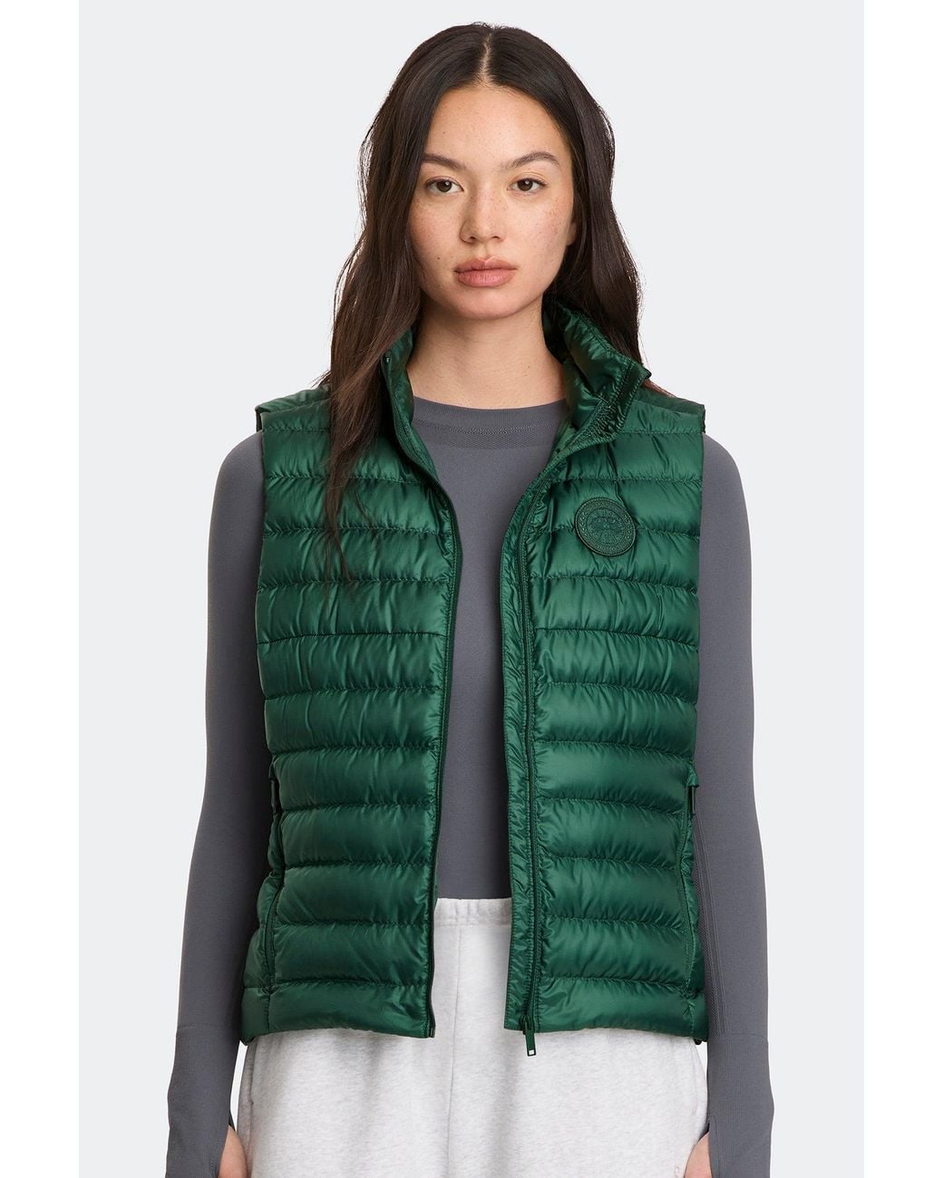 Canada Goose Green Aethera Vest Tonal Disc