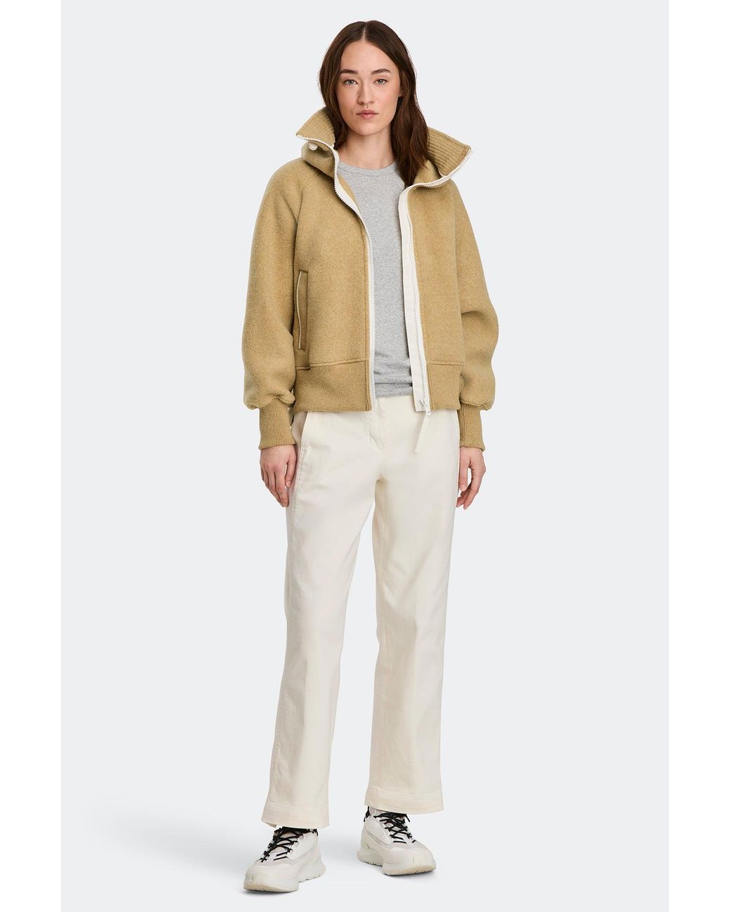 Canada Goose Natural Chilliwack Fleece Bomber Disc