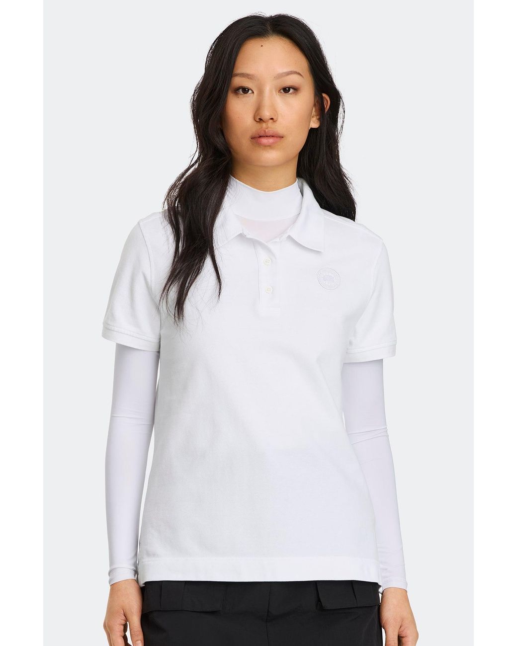 Canada Goose White Almira Polo