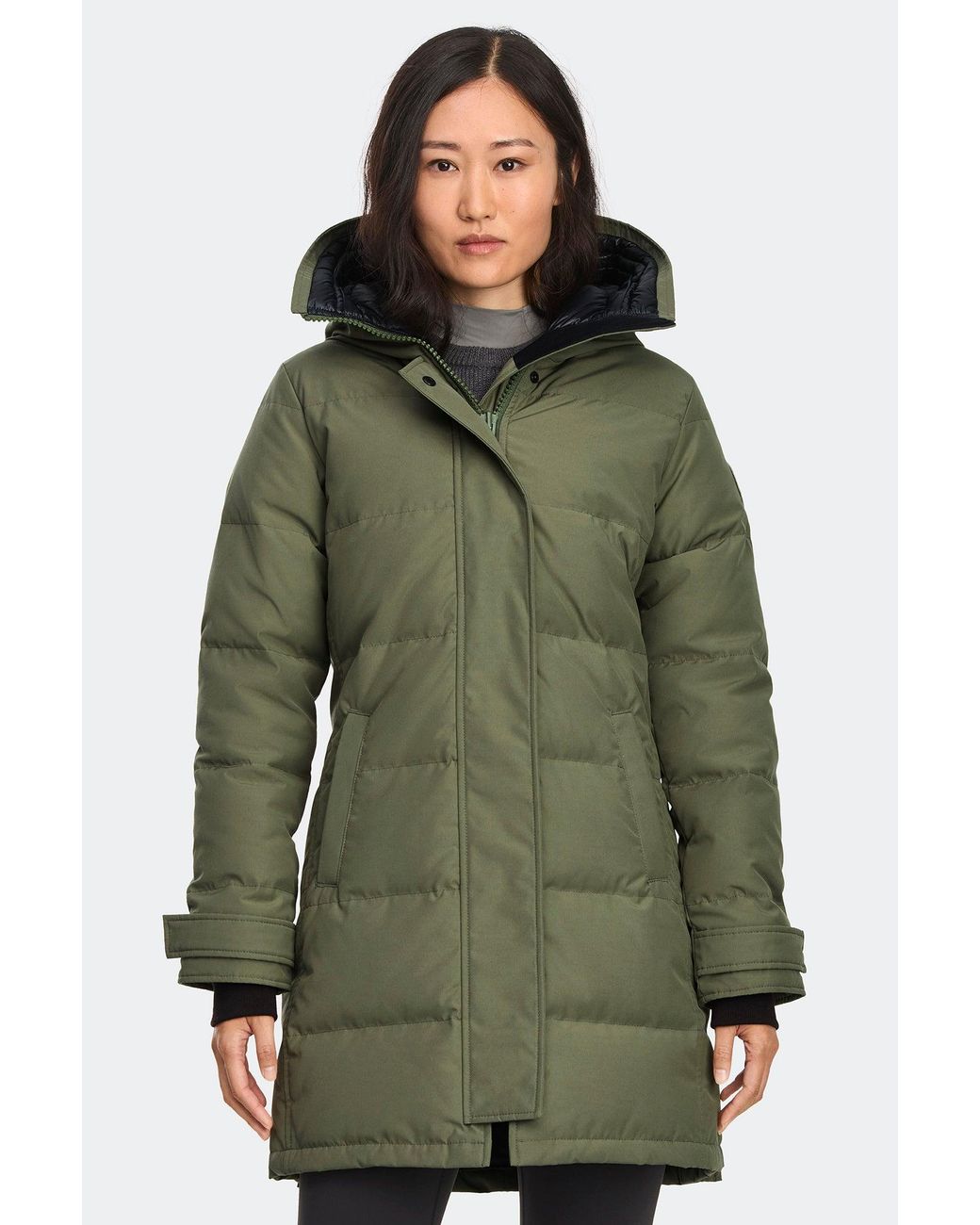 Canada Goose Green Shelburne Parka Tonal Disc