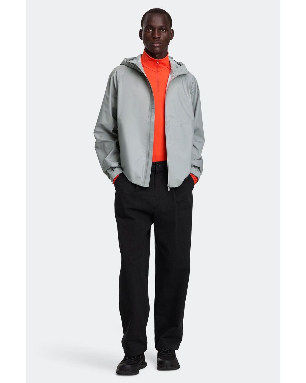 Canada Goose Gray Horizon Rain Jacket for men