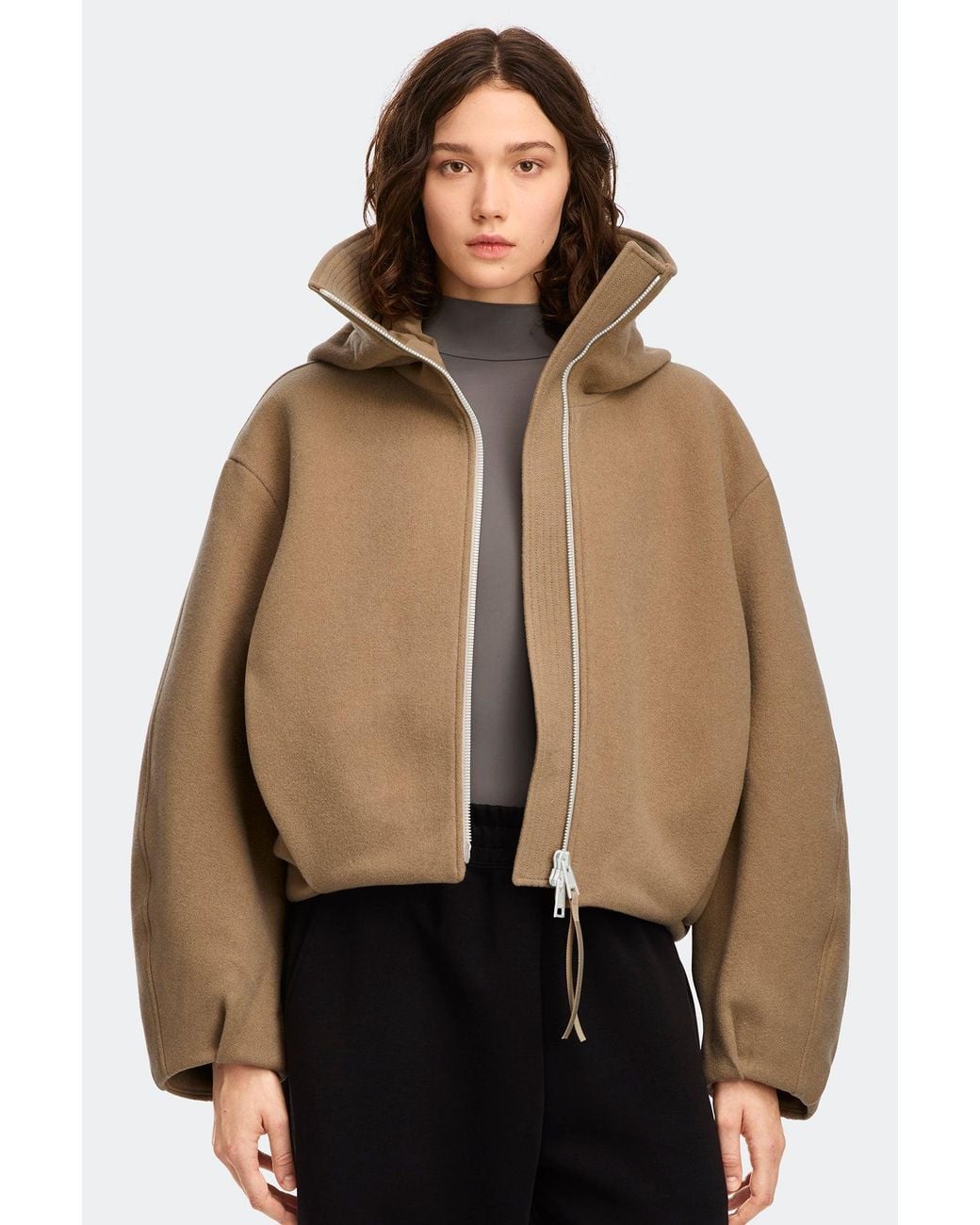 Canada Goose Brown Chilliwack Wool Bomber